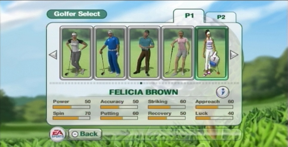 Pantallazo de Tiger Woods PGA Tour 09 All-Play para Wii