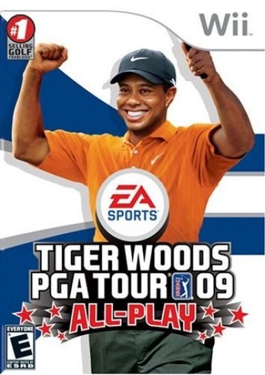 Caratula de Tiger Woods PGA Tour 09 All-Play para Wii