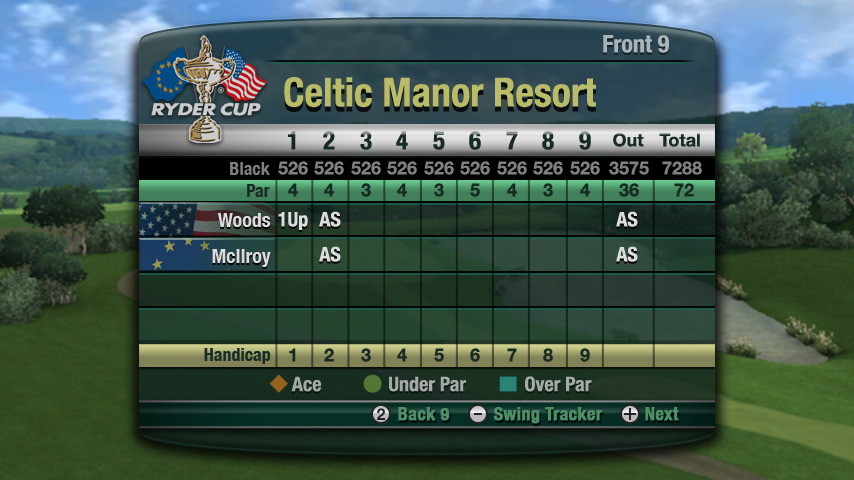 Pantallazo de Tiger Woods PGA Tour 11 para Wii
