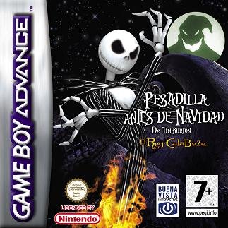 Caratula de Tim Burton's The Nightmare Before Christmas: The Pumpkin King para Game Boy Advance