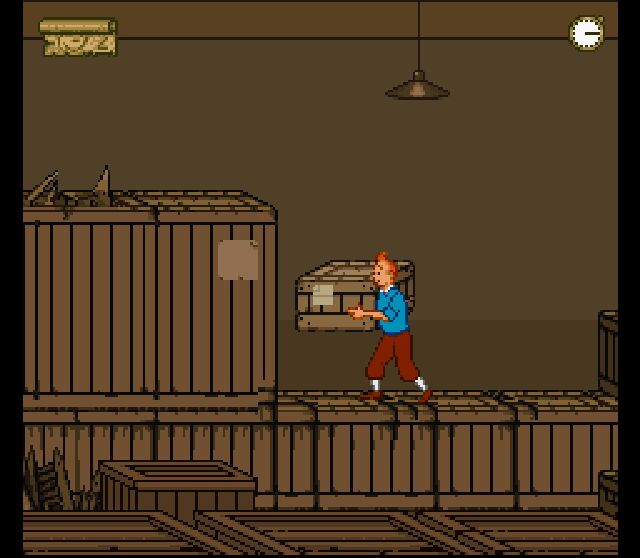 Pantallazo de Tin Tin: Prisoners of the Sun (Europa) para Super Nintendo