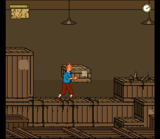 Pantallazo de Tin Tin: Prisoners of the Sun (Europa) para Super Nintendo