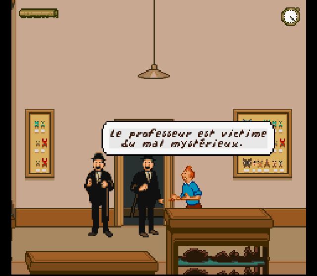 Pantallazo de Tin Tin: Prisoners of the Sun (Europa) para Super Nintendo