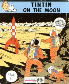 Caratula de Tin Tin on the Moon para Atari ST