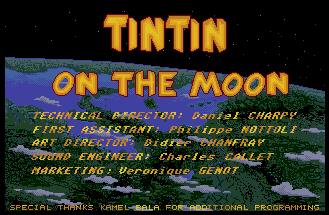 Pantallazo de Tin Tin on the Moon para Atari ST