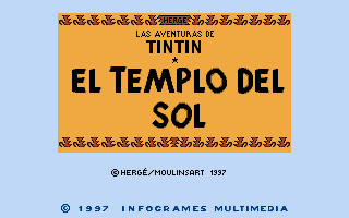 Pantallazo de Tintin en el Templo del Sol para PC