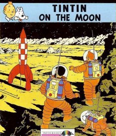 Caratula de Tintin on the Moon para PC