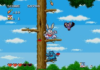 Pantallazo de Tiny Toon Adventures: Buster's Hidden Treasure para Sega Megadrive