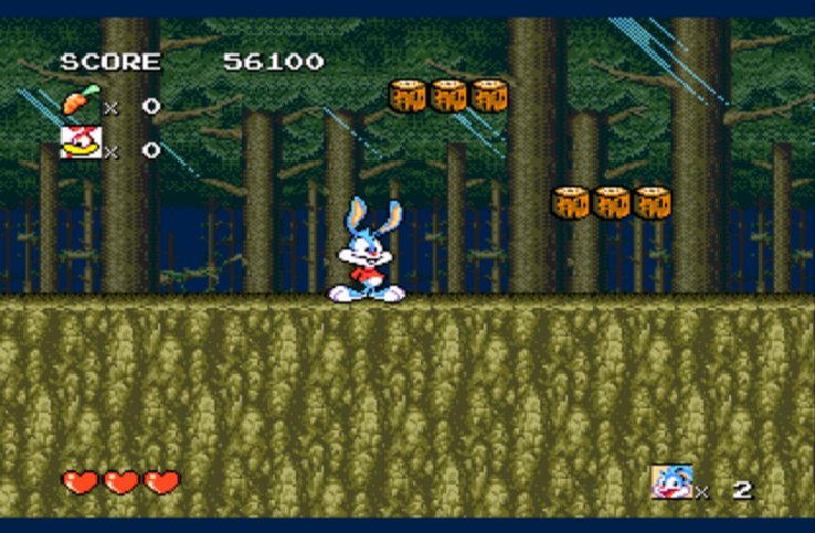 Pantallazo de Tiny Toon Adventures: Buster's Hidden Treasure para Sega Megadrive
