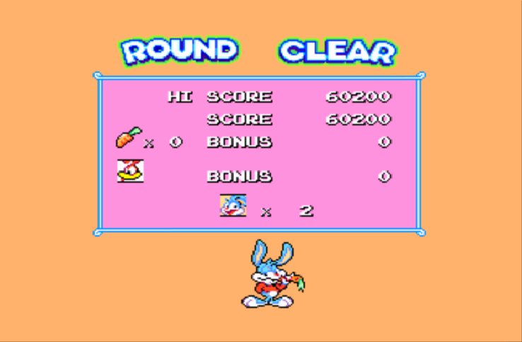 Pantallazo de Tiny Toon Adventures: Buster's Hidden Treasure para Sega Megadrive