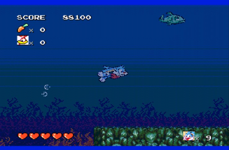 Pantallazo de Tiny Toon Adventures: Buster's Hidden Treasure para Sega Megadrive