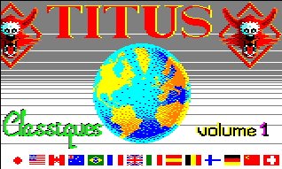 Pantallazo de Titus Classiques Volume 1 para Amstrad CPC