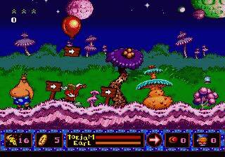Pantallazo de ToeJam & Earl in Panic on Funkotron (Europa) para Sega Megadrive