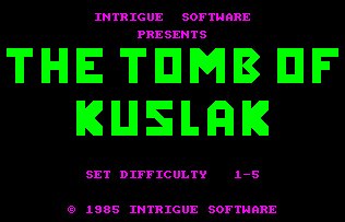 Pantallazo de Tomb Of Kuslak, The para Amstrad CPC