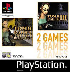 Caratula de Tomb Raider III and IV Double Pack para PlayStation