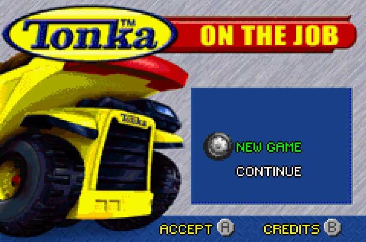 Pantallazo de Tonka On The Job para Game Boy Advance