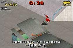 Pantallazo de Tony Hawk's Pro Skater 2 para Game Boy Advance