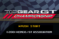 Pantallazo de Top Gear GT Championship para Game Boy Advance