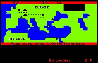 Pantallazo de Tour Du Monde En 80 Jours para Amstrad CPC