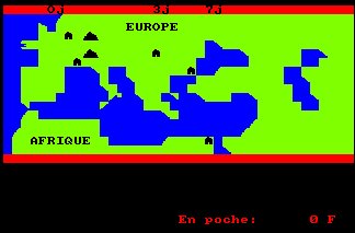 Pantallazo de Tour Du Monde En 80 Jours para Amstrad CPC