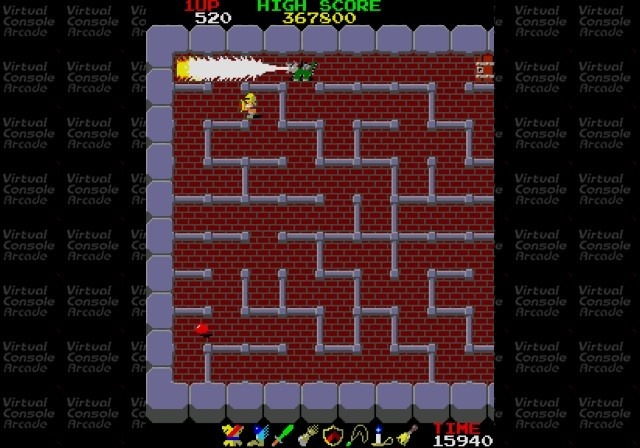 Pantallazo de Tower of Druaga, The (Consola Virtual) para Wii