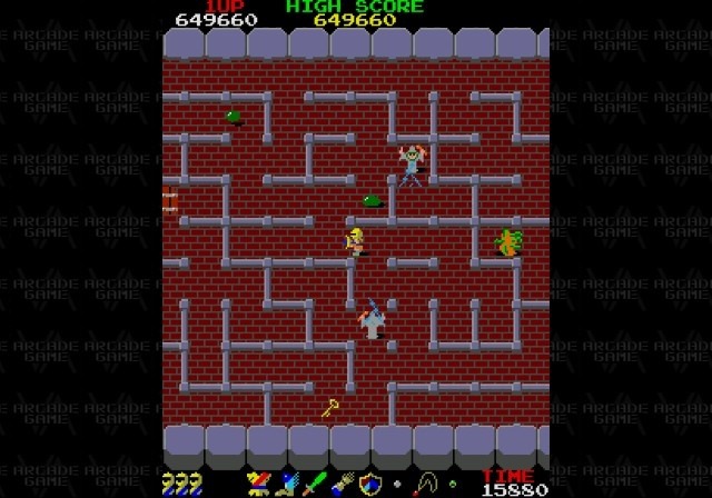 Pantallazo de Tower of Druaga, The (Consola Virtual) para Wii
