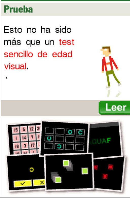 Pantallazo de Training for your Eyes: Entrena y relaja la vista para Nintendo DS