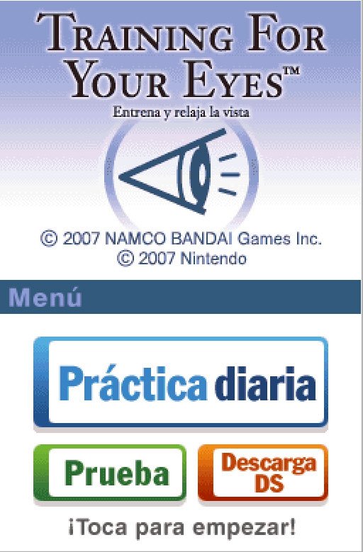 Pantallazo de Training for your Eyes: Entrena y relaja la vista para Nintendo DS