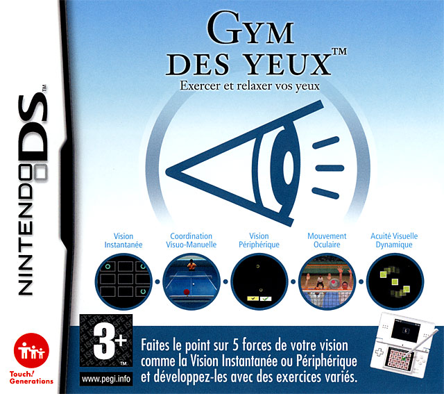 Caratula de Training for your Eyes: Entrena y relaja la vista para Nintendo DS