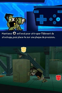 Pantallazo de Transformers Animated: The Game para Nintendo DS