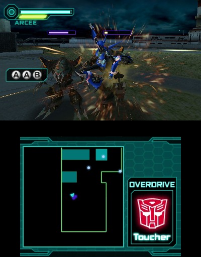 Pantallazo de Transformers Prime: The Game para Nintendo 3DS