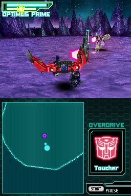 Pantallazo de Transformers Prime: The Game para Nintendo DS