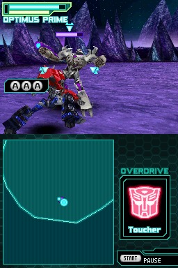 Pantallazo de Transformers Prime: The Game para Nintendo DS