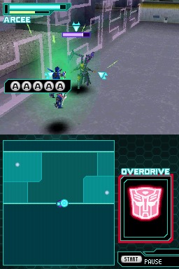 Pantallazo de Transformers Prime: The Game para Nintendo DS