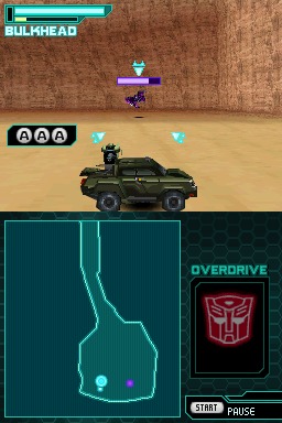 Pantallazo de Transformers Prime: The Game para Nintendo DS