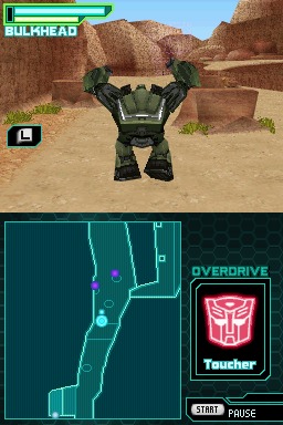 Pantallazo de Transformers Prime: The Game para Nintendo DS