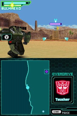 Pantallazo de Transformers Prime: The Game para Nintendo DS