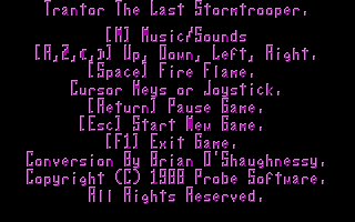 Pantallazo de Trantor: the Last Storm Trooper para PC