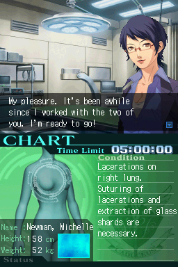 Pantallazo de Trauma Center: Under The Knife 2 para Nintendo DS