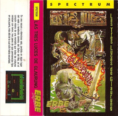 Caratula de Tres Luces de Glaurung, Las para Spectrum