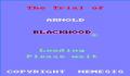 Trial Of Arnold Blackwood