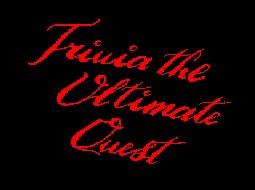 Pantallazo de Trivia: The Ultimate Quest para Spectrum