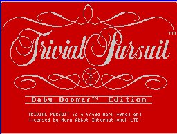 Pantallazo de Trivial Pursuit: Baby Boomer Edition para Spectrum