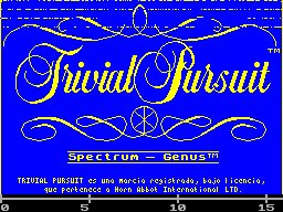 Pantallazo de Trivial Pursuit: Genus Edition para Spectrum