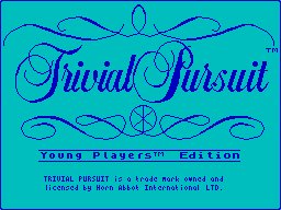 Pantallazo de Trivial Pursuit: Young Players Edition para Spectrum