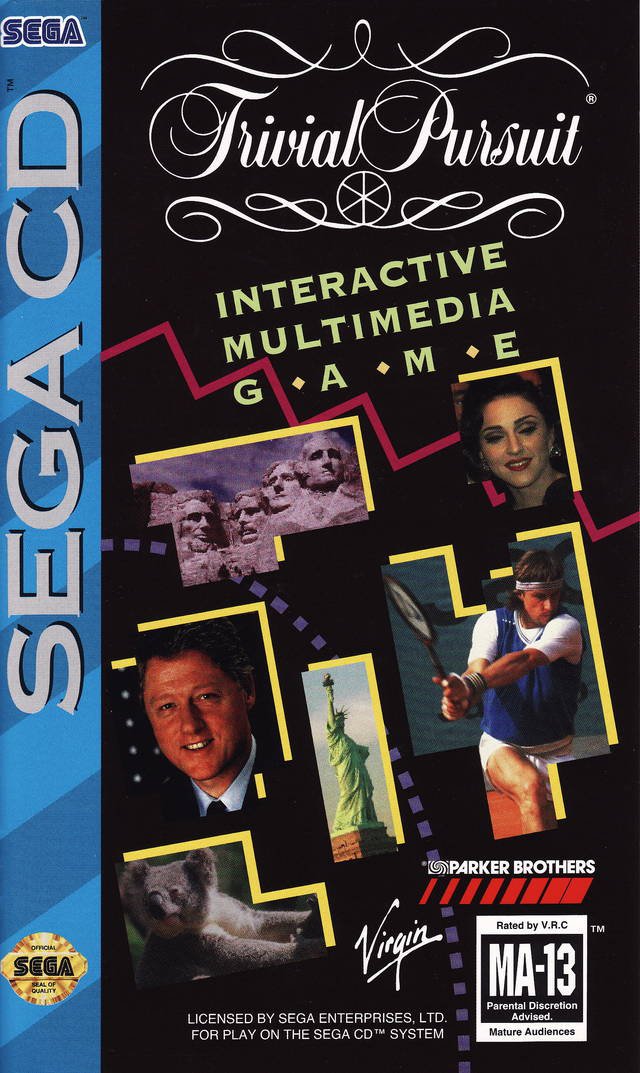 Caratula de Trivial Pursuit Interactive Multimedia Game para Sega CD