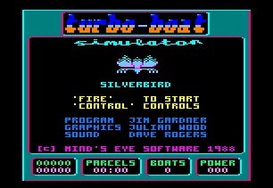 Pantallazo de Turbo Boat Simulator para Amstrad CPC