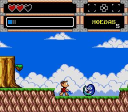 Pantallazo de Turma da Mônica na Terra Dos Monstros para Sega Megadrive