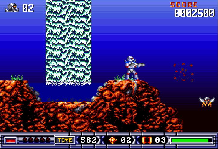 Pantallazo de Turrican II: The Final Fight para Amiga