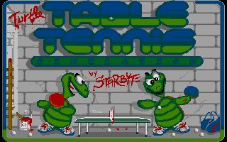 Pantallazo de Turtle Table Tennis Simulation para Atari ST